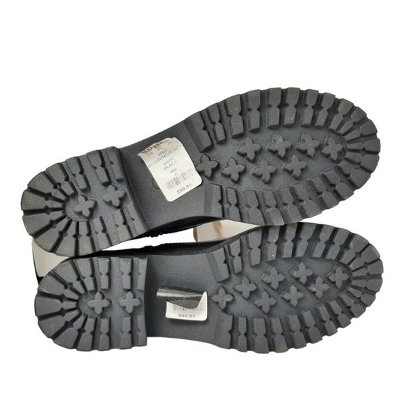 SO Alluring Women's Black Combat Boots Size 8 New No Box - Picture 6 of 8